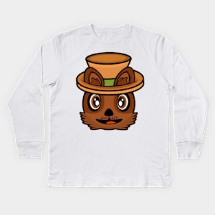 Happy Quokka Wilson Kids Long Sleeve T-Shirt